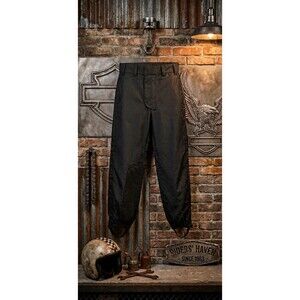 Harley‑Davidson All‑Weather Riding Pants Men’s Small Black Nylon PVC Stirrups